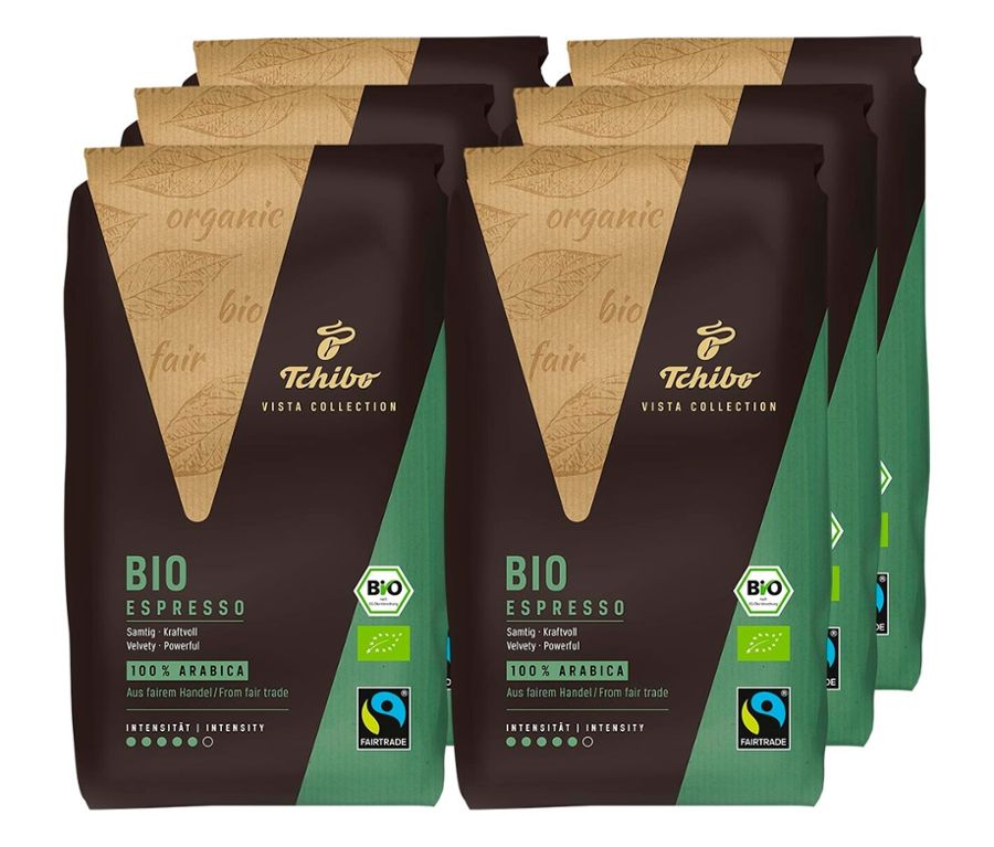 Vista Collection Bio Espresso - 6x 1 kg Ganze Bohne