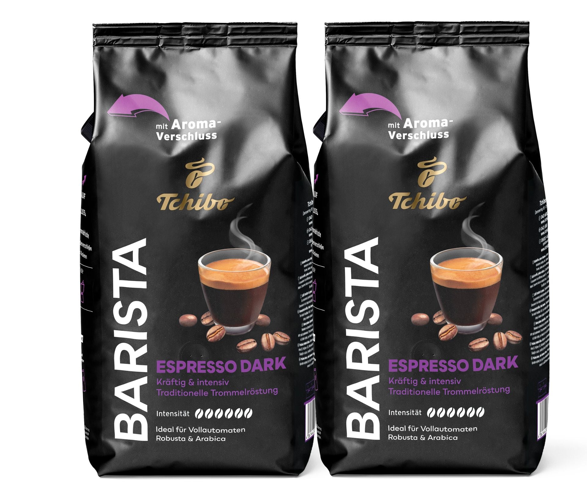 BARISTA Espresso Dark - 2x 1 kg Ganze Bohne