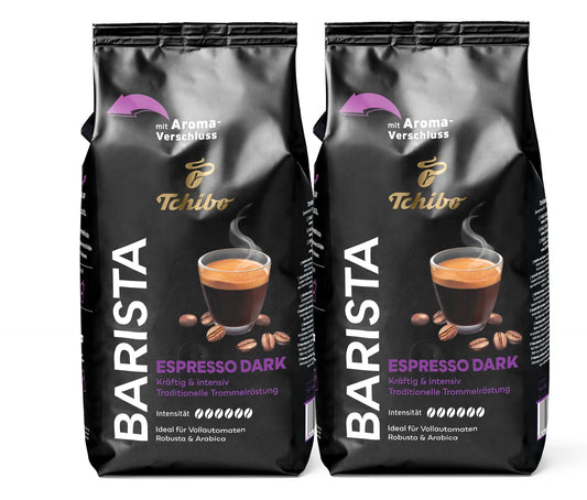 BARISTA Espresso Dark - 2x 1 kg Ganze Bohne